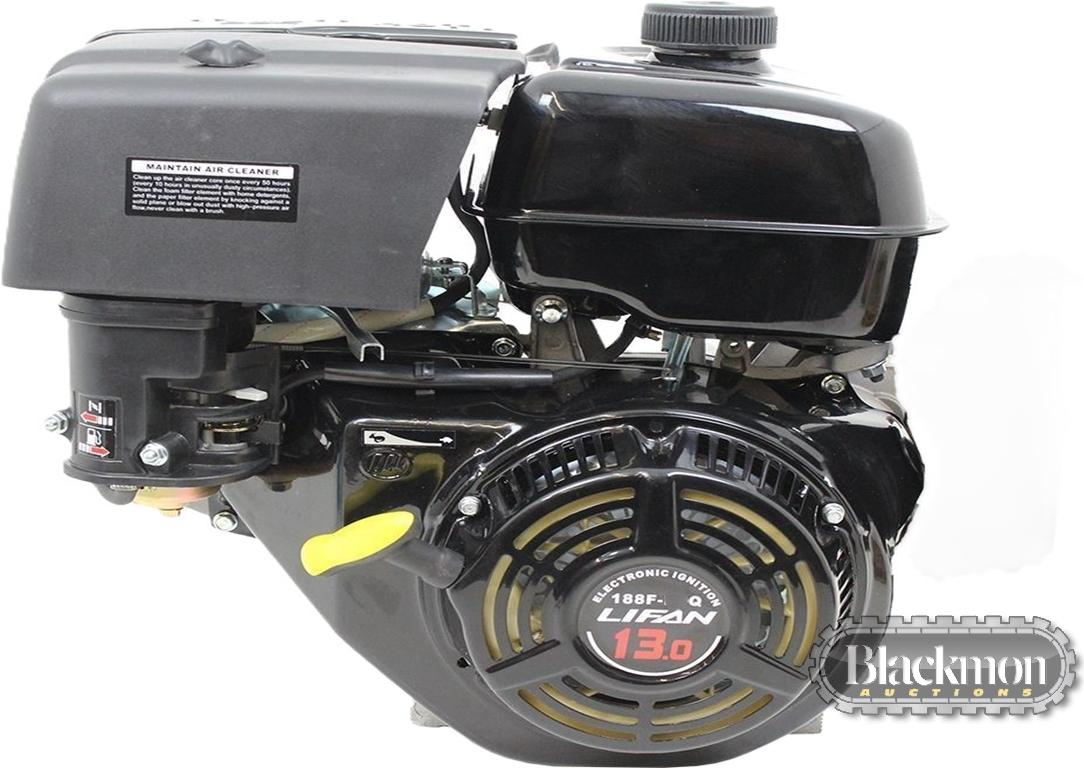 (QTY OF 4) LIFAN 188F-Q  HORIZONTAL GAS ENGINE,  13HP, S# 956,936,953,449