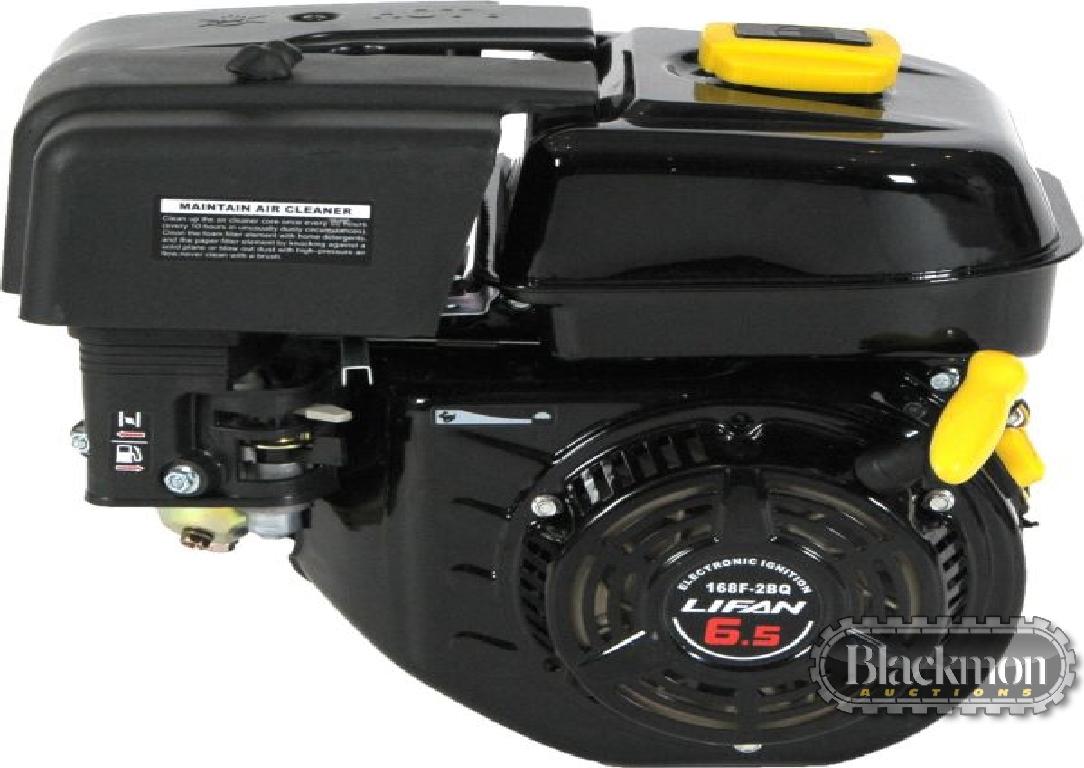 (QTY OF 3) LIFAN LF168R-ZBQ HORIZONTAL GAS ENGINE,  6.5 HP, S#22001710, 220