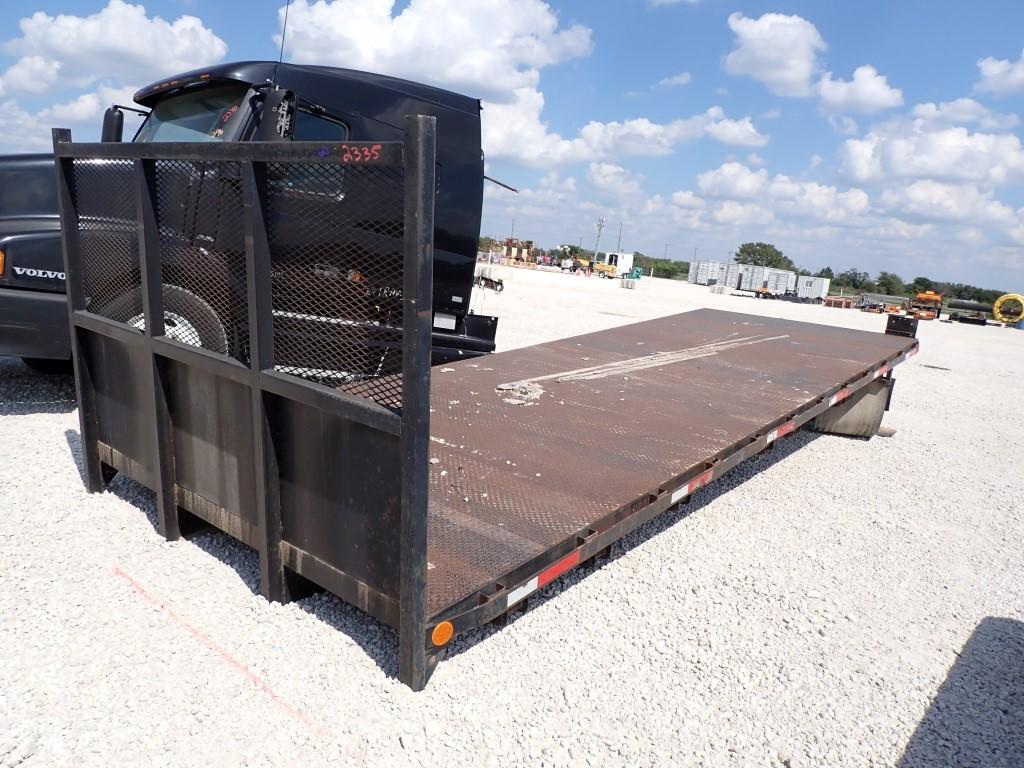 FLATBED,  24'X96", W/ MOFFIT FORKLIFT CARRIER