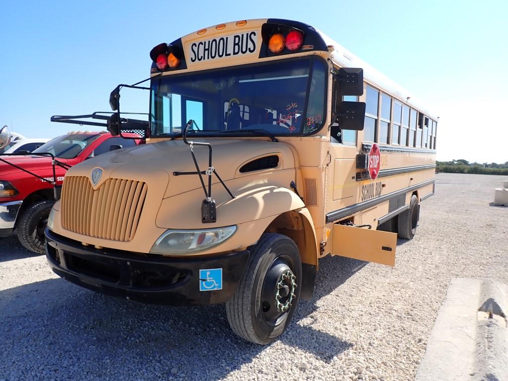 2008 INTERNATIONAL SCHOOL BUS, 192120 MILES,  MAXXFORCE 7.6L DIESEL, A/T, S