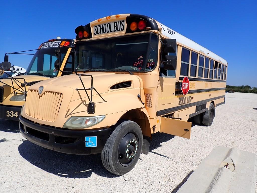 2008 INTERNATIONAL SCHOOL BUS, 192120 MILES,  MAXXFORCE 7.6L DIESEL, A/T, S