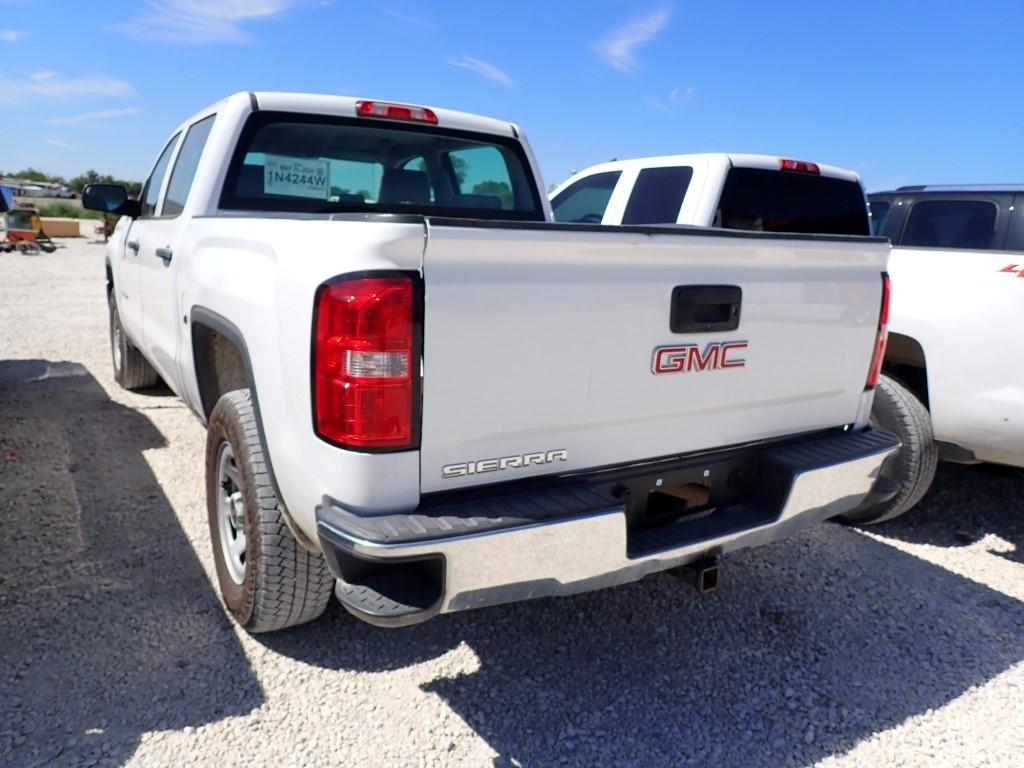 2018 GMC SIERRA TRUCK, 118791 MILES,  CREW CAB, 5.3L V8 GAS, A/T, 4X4, STAR