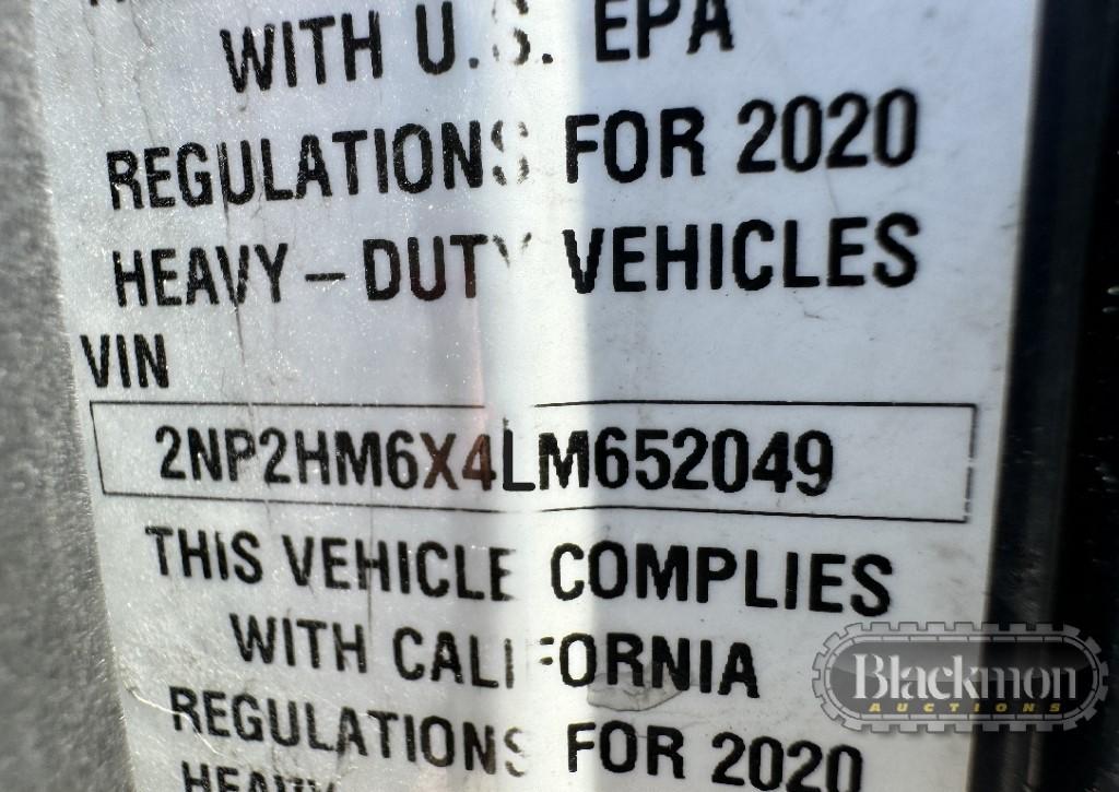 2020 Pete 337 Rollback Truck - Paccar Diesel, Automatic, PS, PW, PL, Air Ri