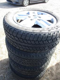 FIRESTONE DESTINATION AT2 (4) TIRES,  275/55R20 ON 4RUNNER WHEELS
