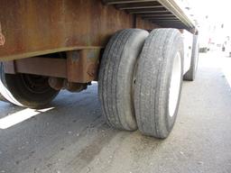 1997 TRANSCRAFT COMBO FLATBED TRAILER,  53', SPREAD AXLE, DUAL TIRE, AIR RI