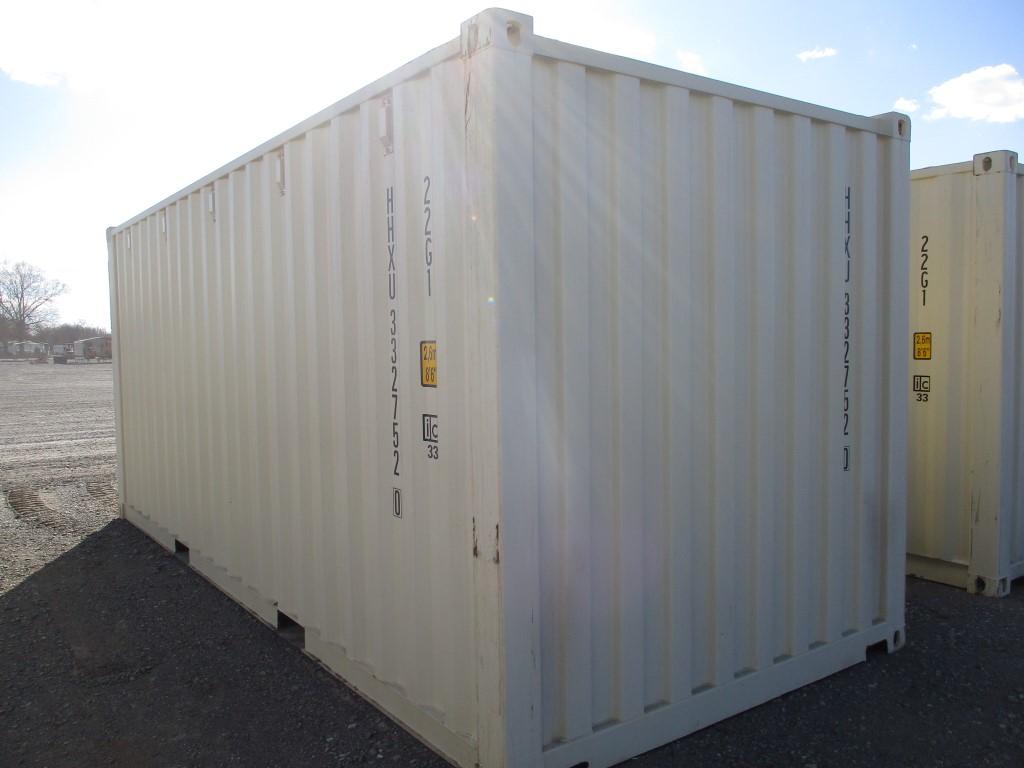 SHIPPING CONTAINER,  20'. SET OF SIDE DOORS, FORK HOLES S# HHXU3327520