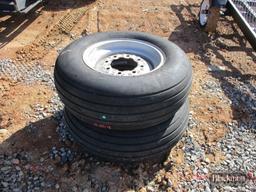Tires, (2) 11l-16, with wheels