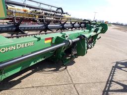 2011 JOHN DEERE, 630D HEADER,  30', HYD FLOAT, SINGLE DRIVE, DUAL ZONE, STE