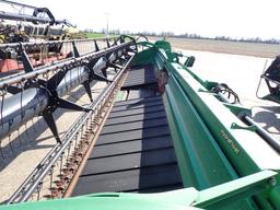 2011 JOHN DEERE, 630D HEADER,  30', HYD FLOAT, SINGLE DRIVE, DUAL ZONE, STE