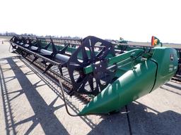 2011 JOHN DEERE, 630D HEADER,  30', HYD FLOAT, SINGLE DRIVE, DUAL ZONE, STE