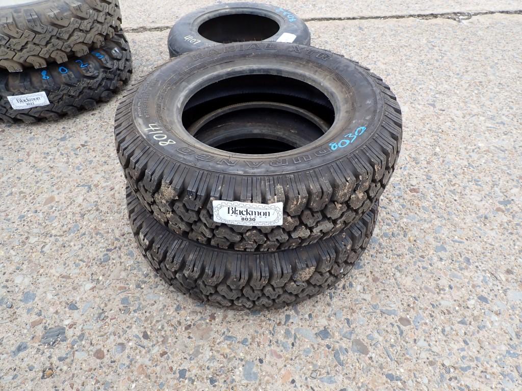 (2) SNOW TIRES,  255/75R16