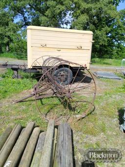 Antique Hay Rake,