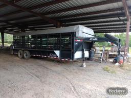 2012 Delta Gooseneck Stock Trailer,