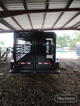 2012 Delta Gooseneck Stock Trailer,