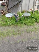 (2) Patio Tables and A Boat Winch