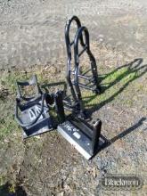 Lot With Motorcycle Racks, Stands and Misc.