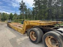 1981 Loak Scissor Neck LOWBOY TRAILER