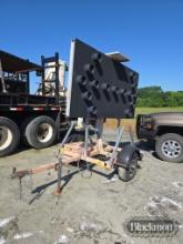 PULL BEHIND ARROW BOARD, 4'X8'