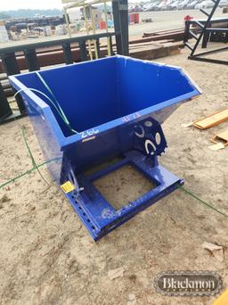 Self dumping hopper