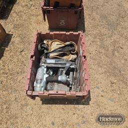Tote with Nail Guns