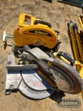 (2) dewalt chop saws