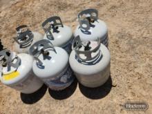(6) 15lb propane bottles