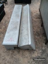 (2) ALUMINUM SIDEMOUNT TOOLBOXES