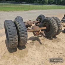 (2) Military Truck Axles with rears.