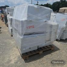 Pallet with electrical boxes