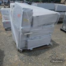 Pallet with electrical boxes