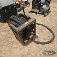 Hose reel with fuel hose