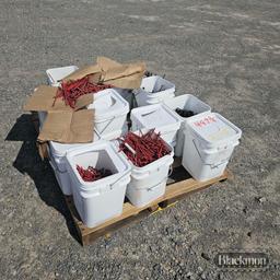 Pallet of misc screws