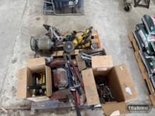 Bench Grinders, Angle Grinders, Drills, and Misc. Handtools