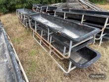(6) Cattle Feed Troughs