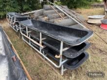 (6) Cattle Feed Troughs