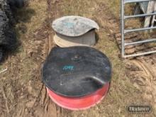 (2) Feed Troughs