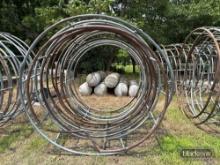 (4) Round Bale Feeders