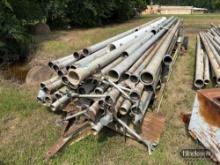 Irrigation Sprinkler Pipe with Shop Built Trailer