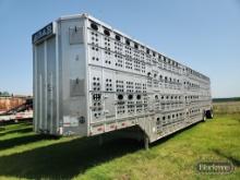 2019 MERRITT LIVESTOCK TRAILER,