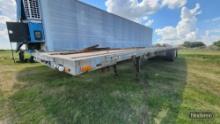 1996 RAVENS FLATBED TRAILER,