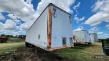 1982 CASH DRY BOX VAN TRAILER,