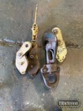 grapple hook and pulleys
