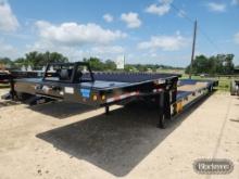 2015 TRAIL KING HYDRAULIC TAIL TRAILER,
