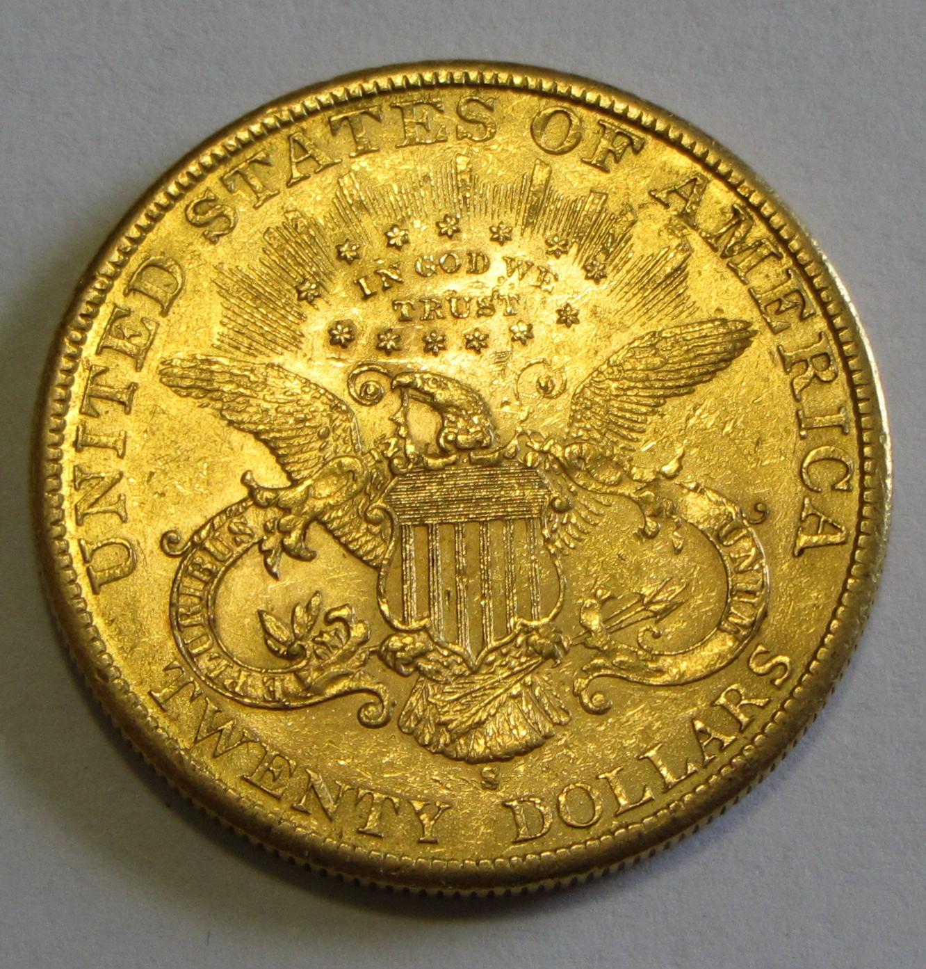 $20 GOLD DOUBLE LIBERTY EAGLE 1900