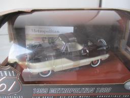 10 Diecast Autos; 1:18 Scale by Maisto, Ricko, Sun Star, Revell and Others. Cars Include 1958