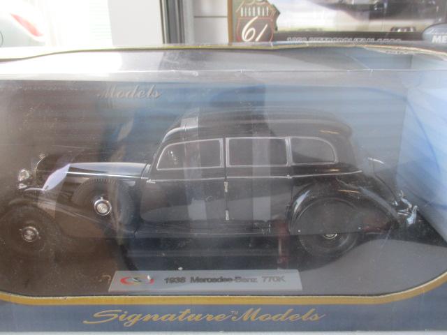 10 Diecast Autos; 1:18 Scale by Maisto, Ricko, Sun Star, Revell and Others. Cars Include 1958