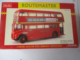 Sun Star Routemaster 1:24 Scale London Transport Limited Edition w/numbered Certificate First
