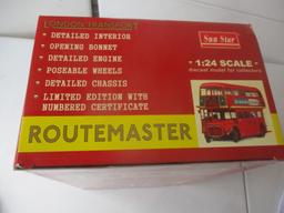 Sun Star Routemaster 1:24 Scale London Transport Limited Edition w/numbered Certificate First