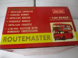 Sun Star Routemaster 1:24 Scale London Transport Limited Edition w/numbered Certificate First