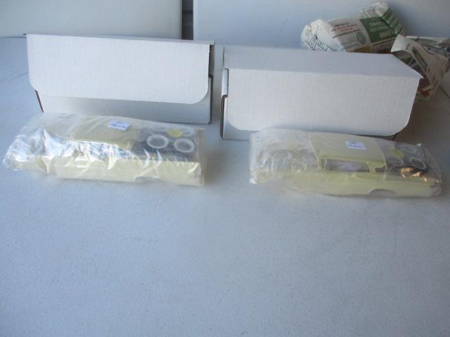 2 Unbuilt Rare Modelhaus Resin 1/25 Scale Kits. 1958 Mercury Park Lane 2 Dr. HT. and 1957